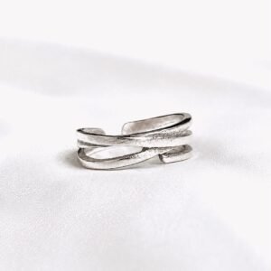 WhatsApp Image 2026-08-20 at 6.58.38 PM Roman Numeral Korean-Style Adjustable Ring Set