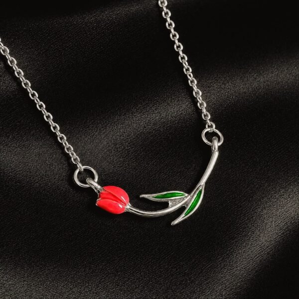 Tulip Flower Necklace