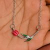 Tulip Flower Necklace